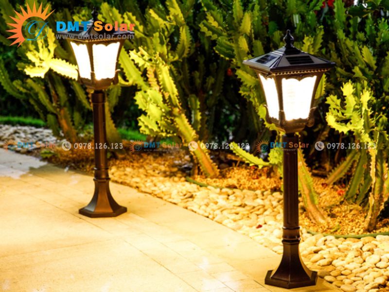 Đ&egrave;n trụ s&acirc;n vườn NLMT cao cấp &ndash; sang trọng