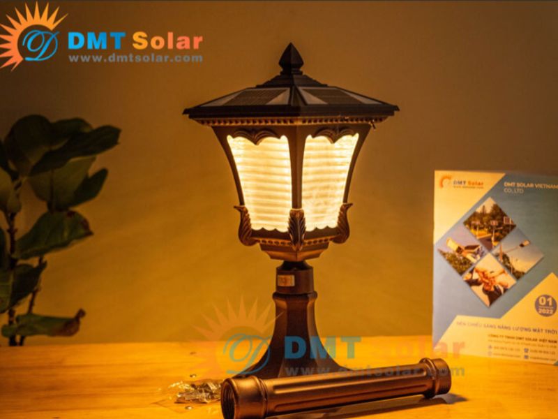 Đ&egrave;n năng lượng mặt trời s&acirc;n vườn biệt thự mang nhiều lợi &iacute;ch thiết thực 