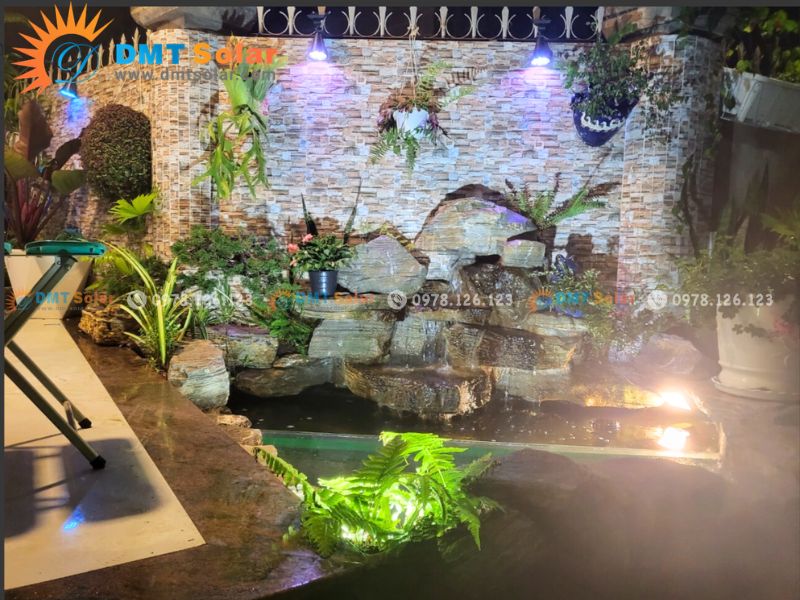  C&aacute;ch bố tr&iacute; đ&egrave;n s&acirc;n vườn NLMT tạo điểm nhấn 