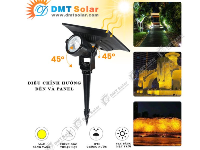 Đ&egrave;n cắm cỏ, cắm đất trang tr&iacute; s&acirc;n vườn