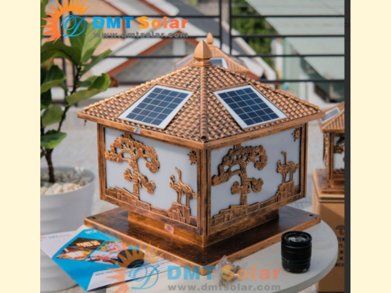 Đ&egrave;n cổng NLMT chữ PH&Uacute;C phong thủy