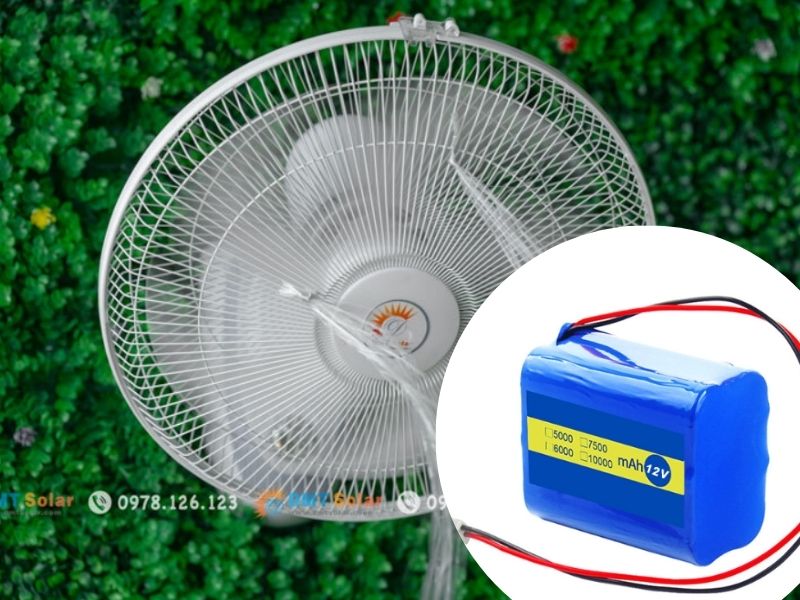 Pin quạt năng lượng mặt trời d&ugrave;ng được bao l&acirc;u?