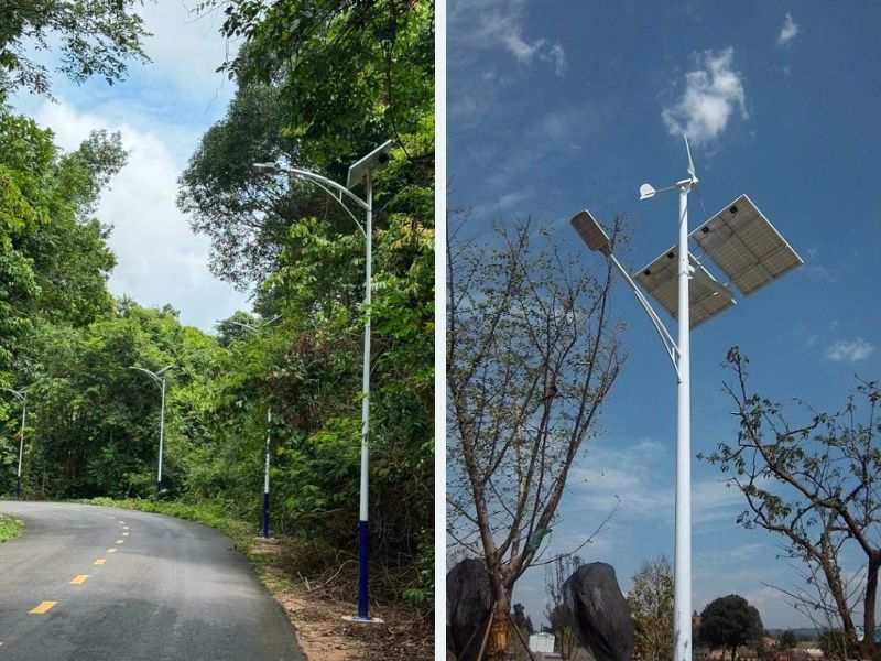 Vị tr&iacute; lắp đ&egrave;n đường năng lượng mặt trời