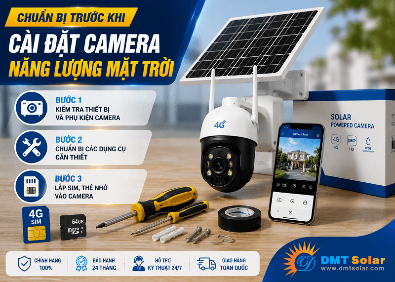 Chuẩn bị trước khi c&agrave;i đặt camera