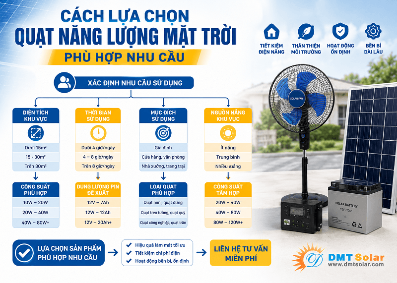 C&aacute;c loại quạt năng lượng mặt trời tr&ecirc;n thị trường 