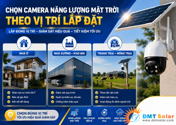 Hướng dẫn chọn camera theo vị tr&iacute; lắp đặt