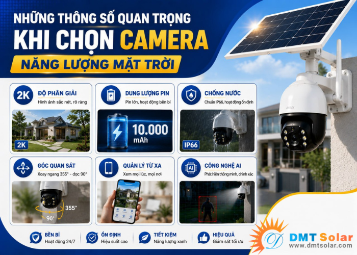 Những th&ocirc;ng số quan trọng cần quan t&acirc;m khi chọn camera NLMT