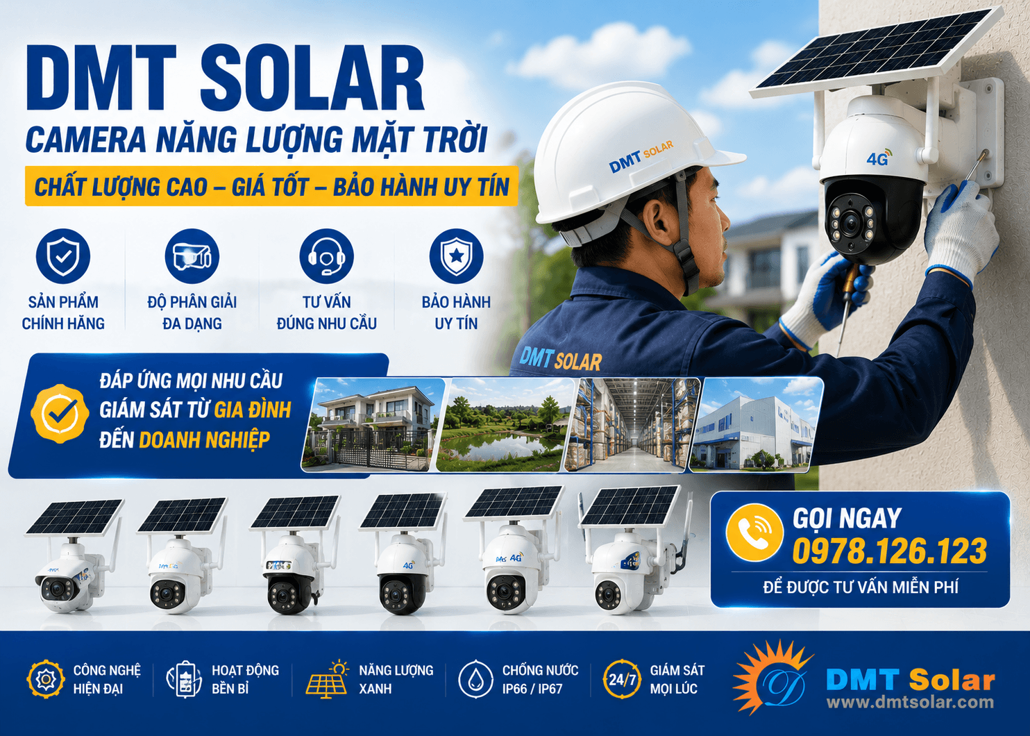 DMT Solar &ndash; Cung cấp camera năng lượng mặt trời chất lượng