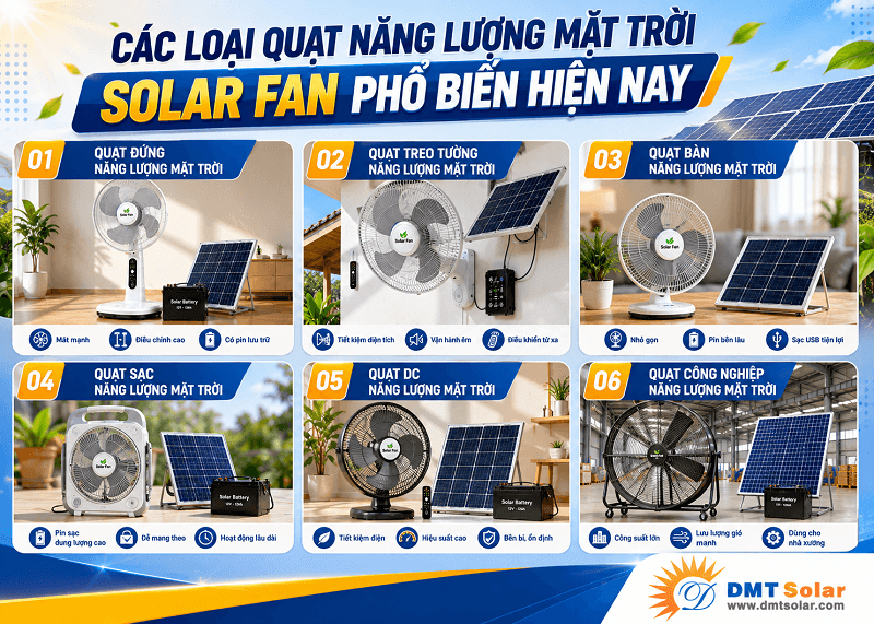 Thị trường hiện c&oacute; nhiều dạng Solar Fan với thiết kế v&agrave; ứng dụng kh&aacute;c nhau