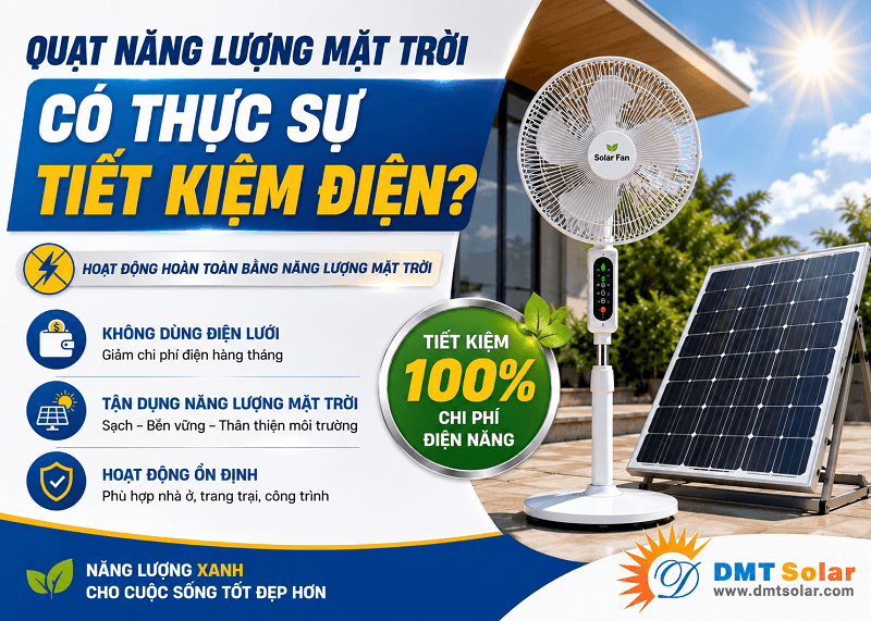 Solar Fan thật sự l&agrave; d&ograve;ng quạt năng lượng mặt trời tiết kiệm điện rất đ&aacute;ng để được đầu tư