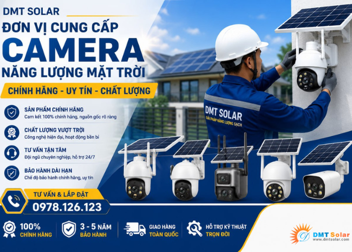 DMT Solar cung cấp camera năng lượng mặt trời ch&iacute;nh h&atilde;ng