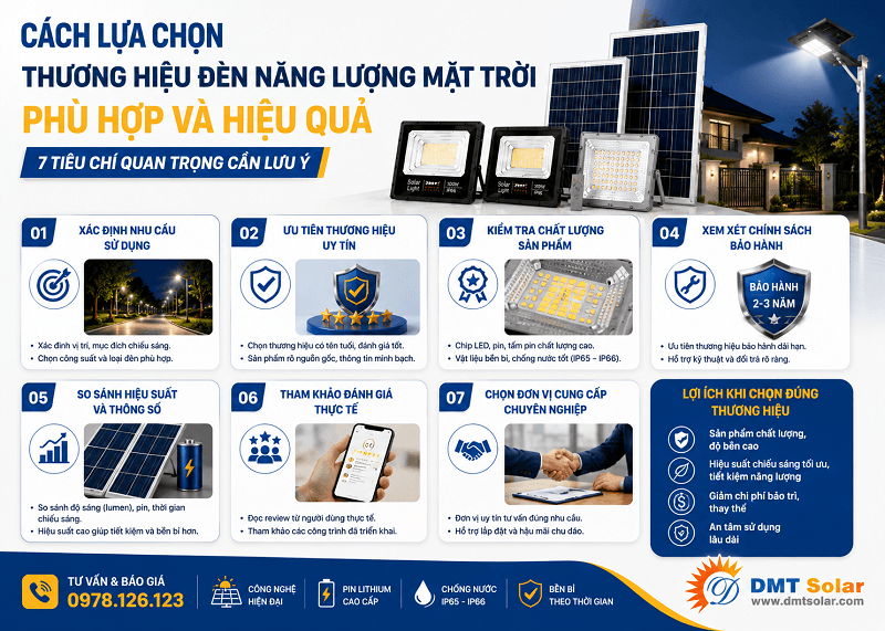 Tham khảo kinh nghiệm để biết n&ecirc;n mua đ&egrave;n năng lượng mặt trời loại n&agrave;o