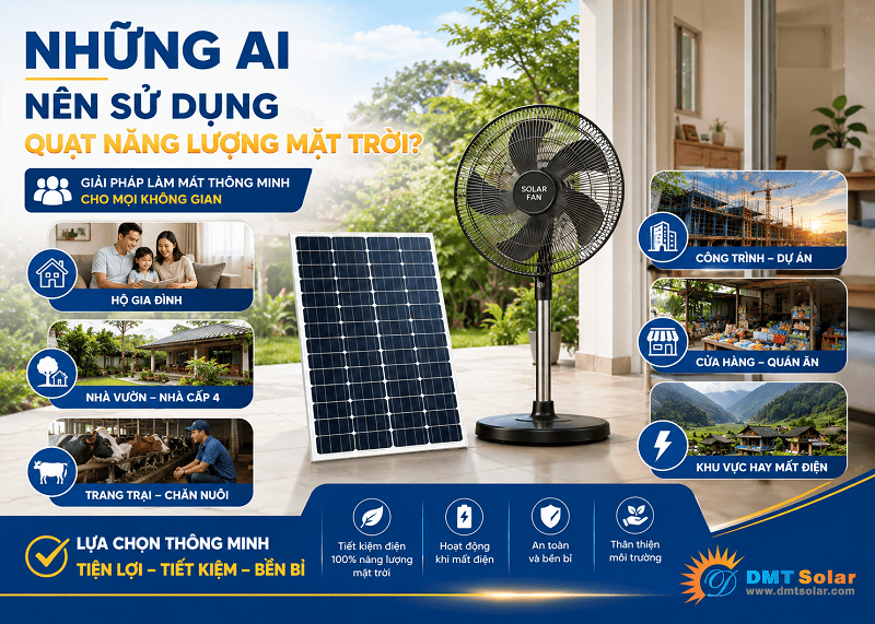 Người đam m&ecirc; x&ecirc; dịch n&ecirc;n sử dụng quạt năng lượng mặt trời&nbsp;