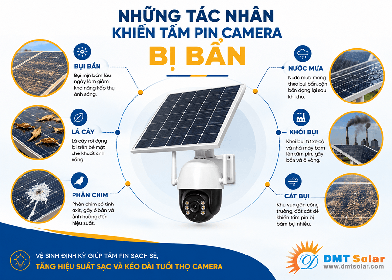 T&aacute;c nh&acirc;n khiến tấm pin camera bị bẩn