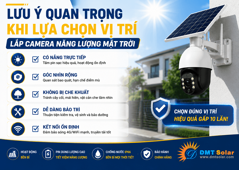 lưu &yacute; quan trọng khi lựa chọn vị tr&iacute; lắp camera gi&aacute;m s&aacute;t