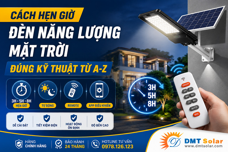 T&igrave;m hiểu chi tiết về c&aacute;ch hẹn giờ đ&egrave;n năng lượng mặt trời 