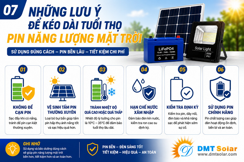 Vệ sinh tấm pin năng lượng mặt trời định kỳ để k&eacute;o d&agrave;i tuổi thọ sử dụng