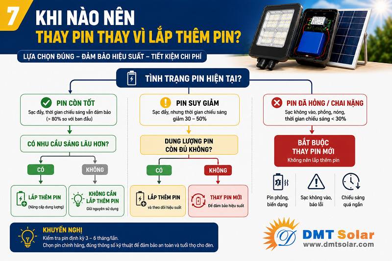 Khi n&agrave;o n&ecirc;n thay pin thay v&igrave; lắp th&ecirc;m pin?