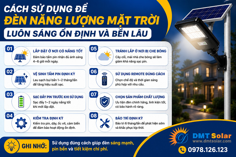 B&iacute; quyết để đ&egrave;n lu&ocirc;n s&aacute;ng ổn định v&agrave; bền l&acirc;u