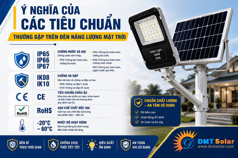 Chuẩn IP65 c&oacute; &yacute; nghĩa về khả năng chống bụi v&agrave; chống nước của đ&egrave;n
