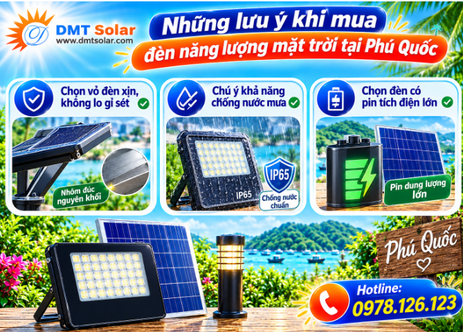 DMT Solar &ndash; Giải ph&aacute;p chiếu s&aacute;ng ch&iacute;nh h&atilde;ng, giao tận Ph&uacute; Quốc, an t&acirc;m từ chất lượng đến dịch vụ.