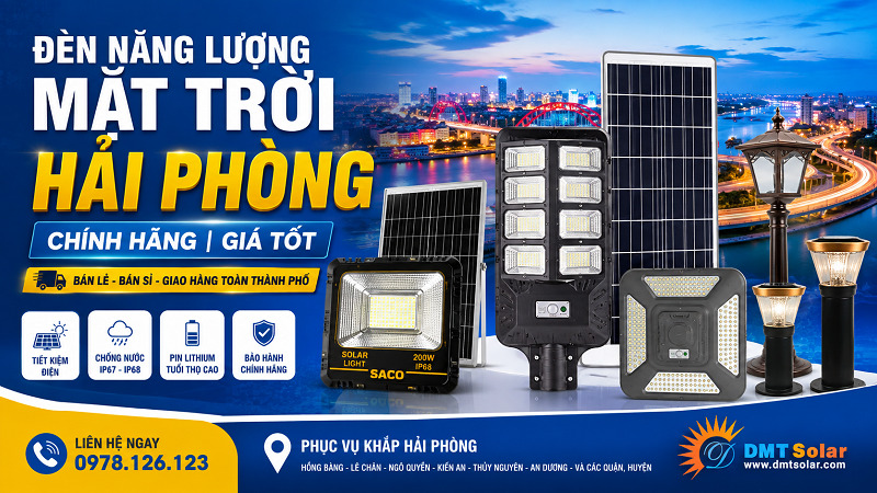 T&igrave;m mua đ&egrave;n năng lượng mặt trời tại Hải Ph&ograve;ng