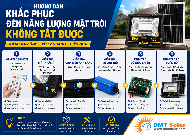Vệ sinh cảm biến &aacute;nh s&aacute;ng để khắc phục t&igrave;nh trạng đ&egrave;n kh&ocirc;ng tắt được