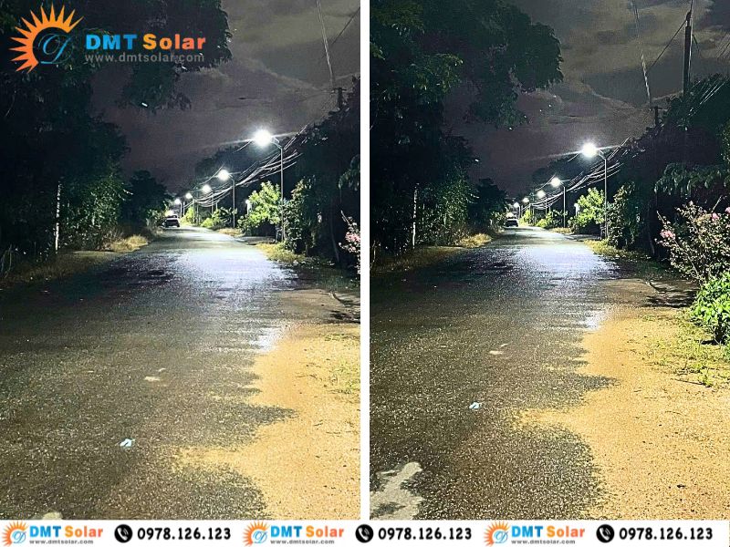 Hiệu quả chiếu s&aacute;ng cho khu vực đường d&acirc;n sinh