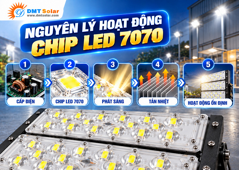 Chip LED hoạt động dựa tr&ecirc;n hiện tượng ph&aacute;t quang&nbsp;