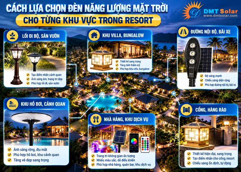 Đ&egrave;n trụ s&acirc;n vườn rất th&iacute;ch hợp cho lối đi trong resort 