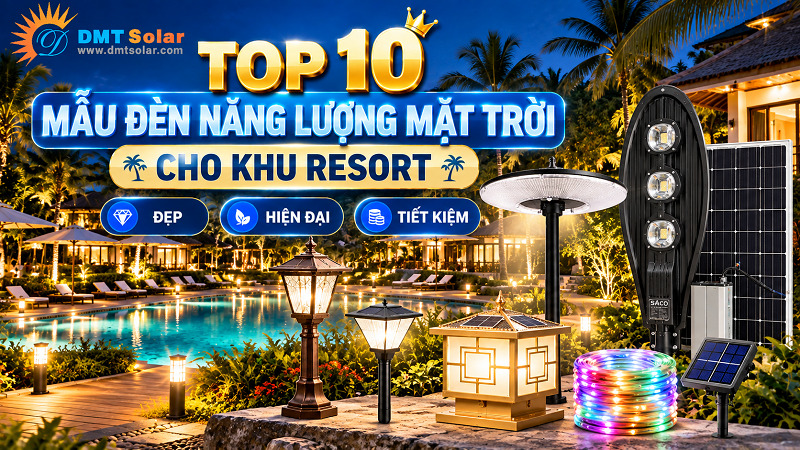 Đ&egrave;n năng lượng mặt trời cho khu resort l&agrave; lựa chọn ng&agrave;y c&agrave;ng phổ biến khi c&aacute;c khu nghỉ dưỡng hiện nay