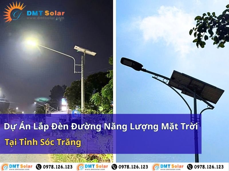 Dự &aacute;n lắp đặt đ&egrave;n năng lượng mặt trời tại S&oacute;c Trăng theo dọc tuyến đường huyện