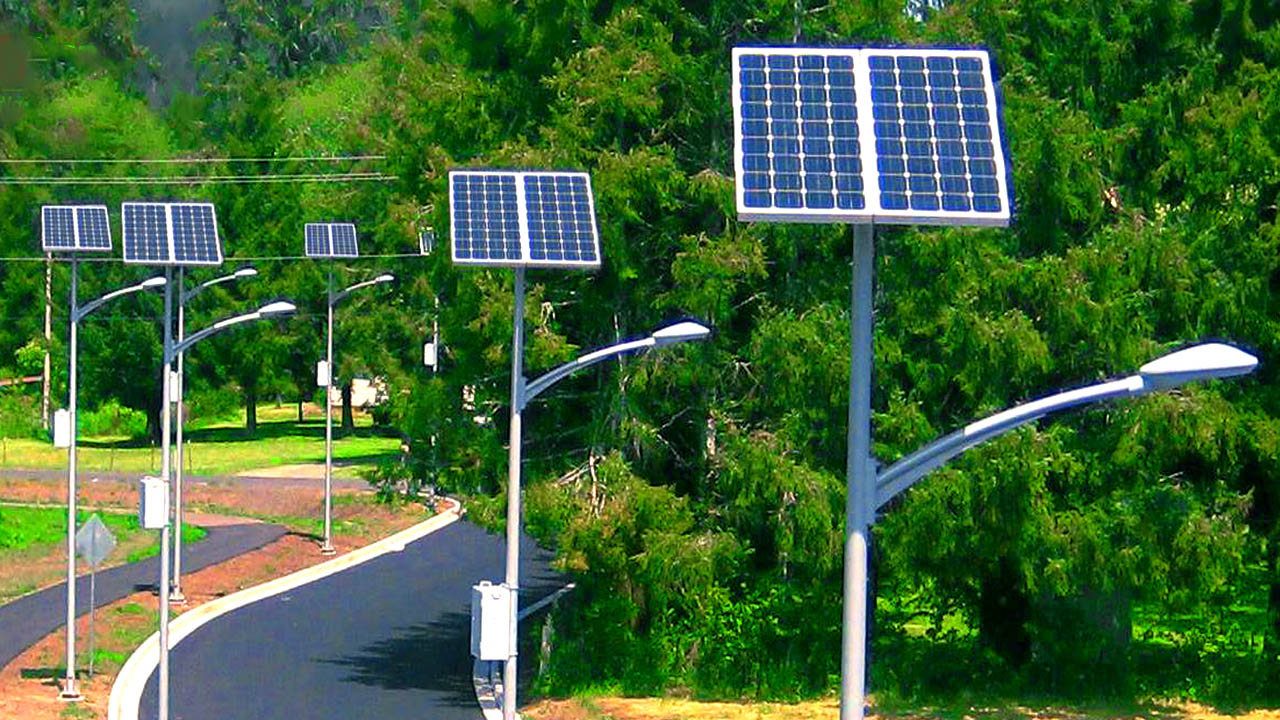 Đèn đường led năng lượng điện mặt trời