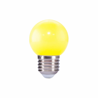 Bóng đèn LED BULB tròn 1W màu vàng A45Y/1W