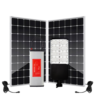 Đèn đường năng lượng mặt trời dự án 100W | Hệ lớn, pin rời 25.6V SA-DM82-100W-2R0