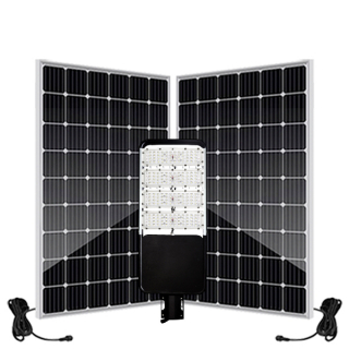 Đèn đường năng lượng mặt trời dự án 100W