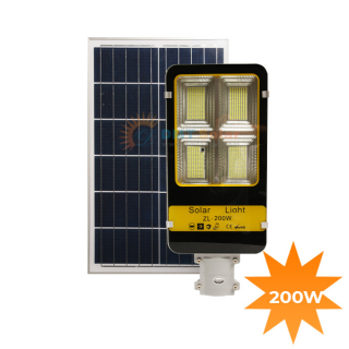 Đèn đường năng lượng mặt trời giá rẻ ZL-200W