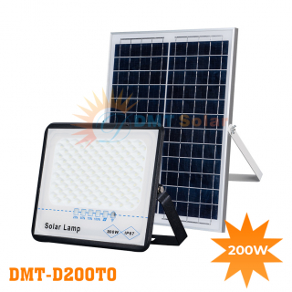Đèn pha năng lượng mặt trời tổ ong chống chói trong nhà 200W DMT-P200TO