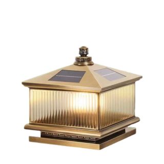 Đèn trụ cổng đồng nguyên chất năng lượng TCS-SA68-VD