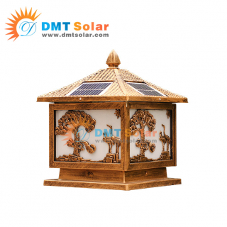 Đèn trụ cổng năng lượng mặt trời DMT-TC07 (Nhiều kích thước)