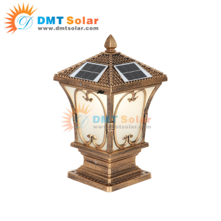 Đèn trụ cổng năng lượng mặt trời giá rẻ DMT-TC11S