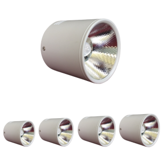 Đèn ống bơ mẫu [BO-SA-BO01] vỏ trắng 5W-15W | Saco