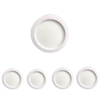 Đèn ốp trần tròn viền lõm màu trắng [OT-SA-OT11] 6W-12W | Saco
