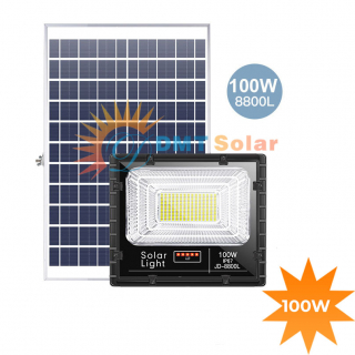 Đèn năng lượng mặt trời siêu sáng 100W JD-8800L
