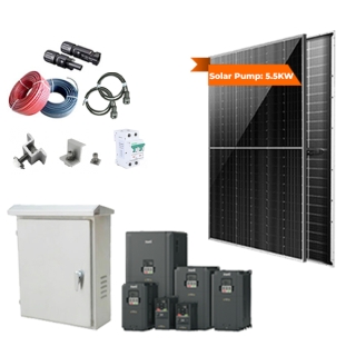 Máy bơm năng lượng mặt trời - Hệ 5.5KW cho bơm 7.5HP
