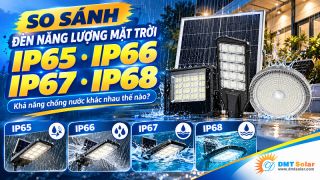 So Sánh Đèn Năng Lượng Mặt Trời IP65, IP66, IP67 Và IP68