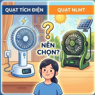 Quạt Tích Điện Nào Tốt? Gợi Ý 3 Mẫu Đáng Mua Mùa Nắng Nóng