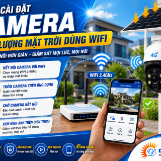 Cách Cài Đặt Camera Năng Lượng Mặt Trời Trên Điện Thoại