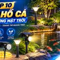 Top 10 Đèn Hồ Cá Năng Lượng Mặt Trời Đẹp, Chống Nước, Trang Trí Ngoài Trời