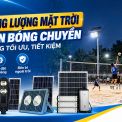 Đèn Năng Lượng Mặt Trời Cho Sân Bóng Chuyền Chiếu Sáng Tối Ưu, Tiết Kiệm